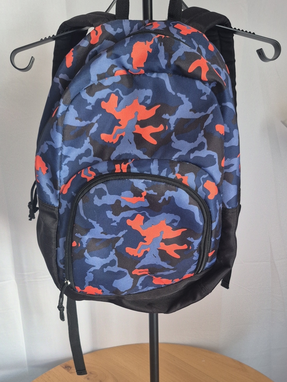 DSG Kids Backpack in Blue and Orange Camo